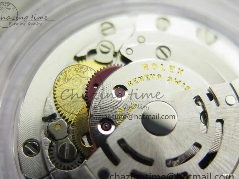 MiroTime 0129 Durable Submariner Phantomlab Transparent KZF Best Edition Blue Moon Dial on White Rubber Strap VR 2564